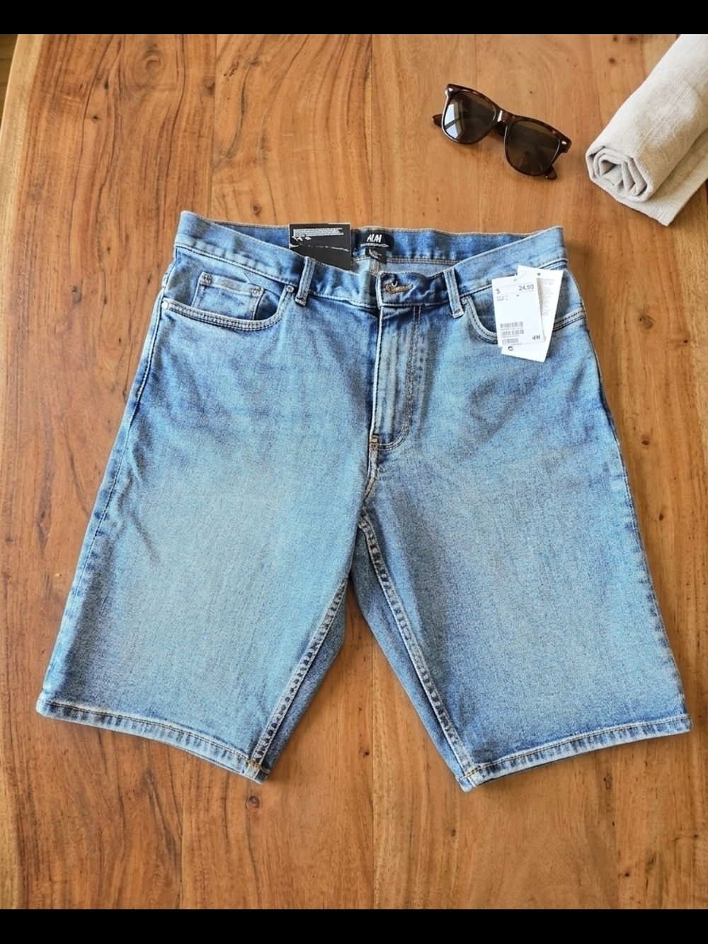H&M Light Blue Men's Denim Shorts